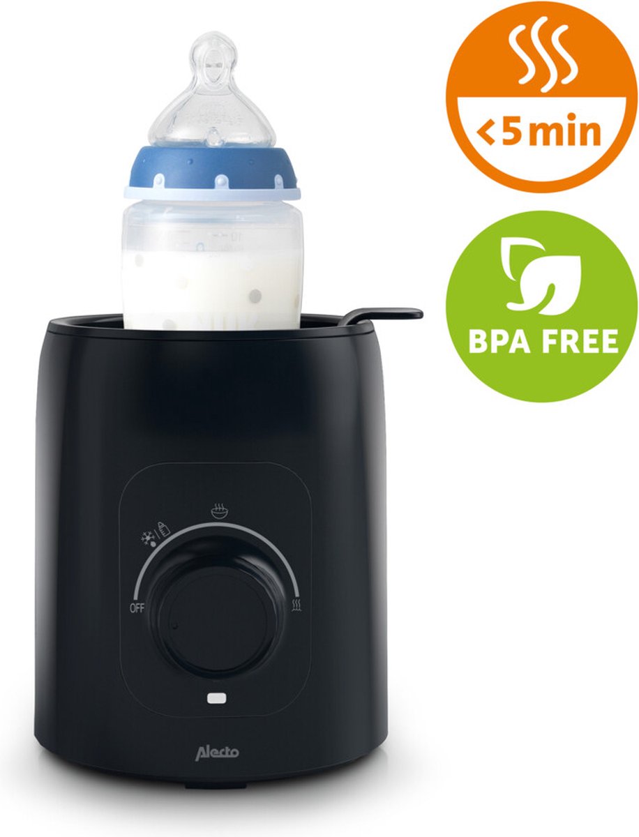 Alecto Flessenwarmer - Zwart