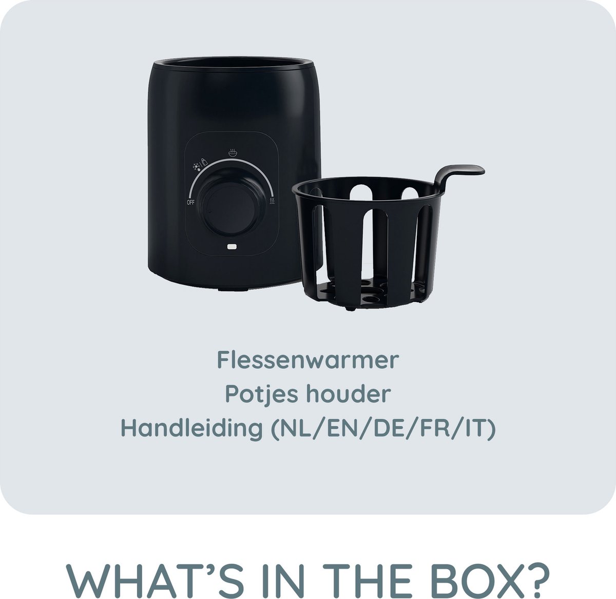 Alecto Flessenwarmer - Zwart