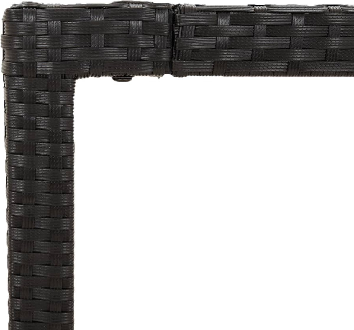 Vidaxl 5-delige Tuinset Met Kussens Poly Rattan - Zwart