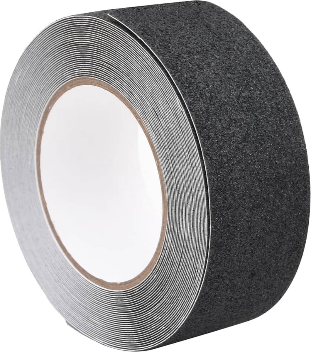 Vidaxl Anti-sliptape 0,05x10 M Pvc Zwart