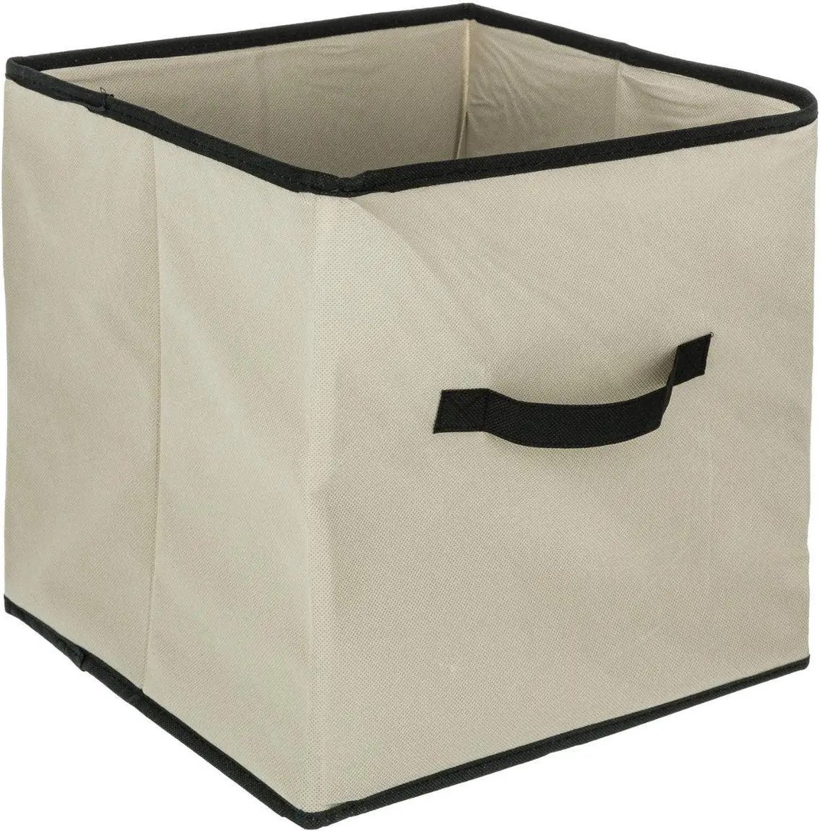 Set Van 2x Opbergmand 29 Liter 31 X 31 X 31 Cm - Opbergmanden - Beige