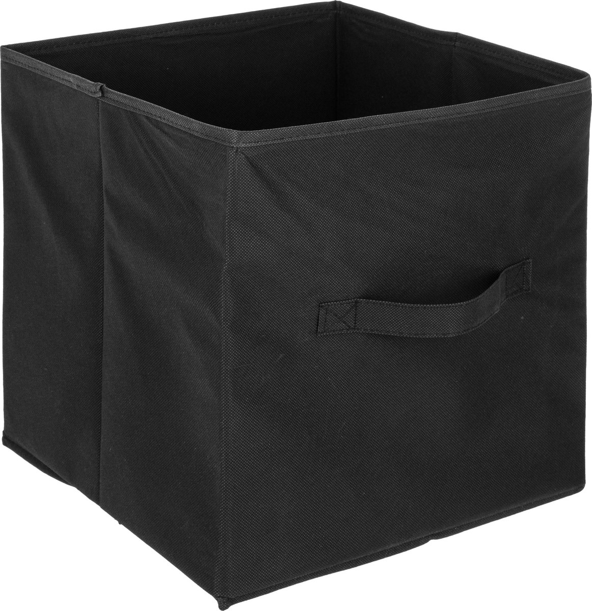 Opbergmand/kastmand - 29 Liter 31 X 31 X 31 Cm - Opbergmanden - Zwart