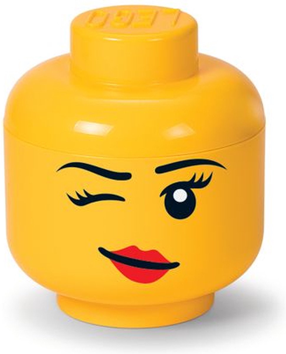 Lego Opbergbox Hoofd Girl Set Van 3 Stuks