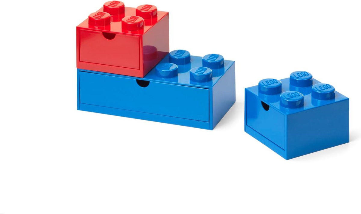 Lego Opbergbox Bureaulade Brick Color Set Van 3 Stuks