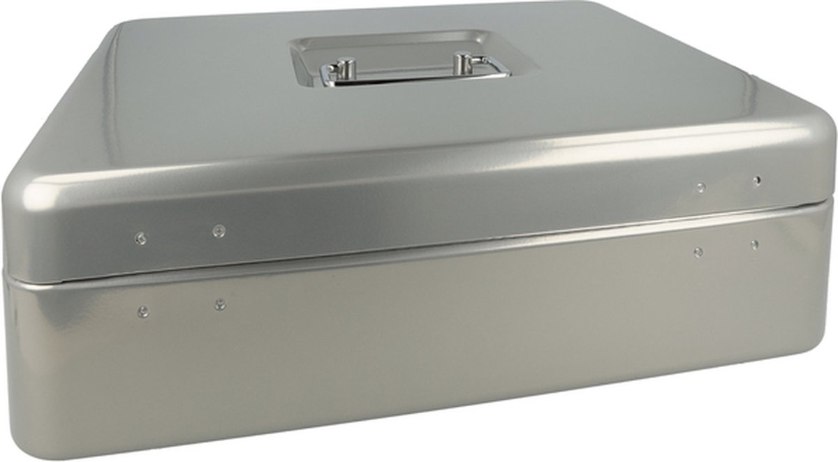 Westcott Geldkist 301x242x91 Mm Zilverkleurig - Silver