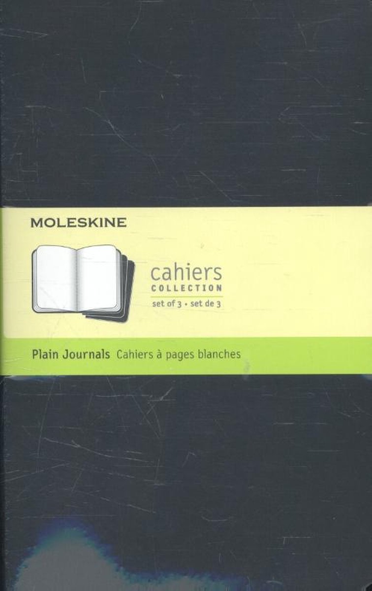 Moleskine Plain Cahier (set of 3) - Large