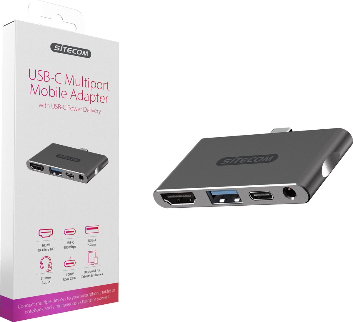 Sitecom USB-C Multiport-adapter