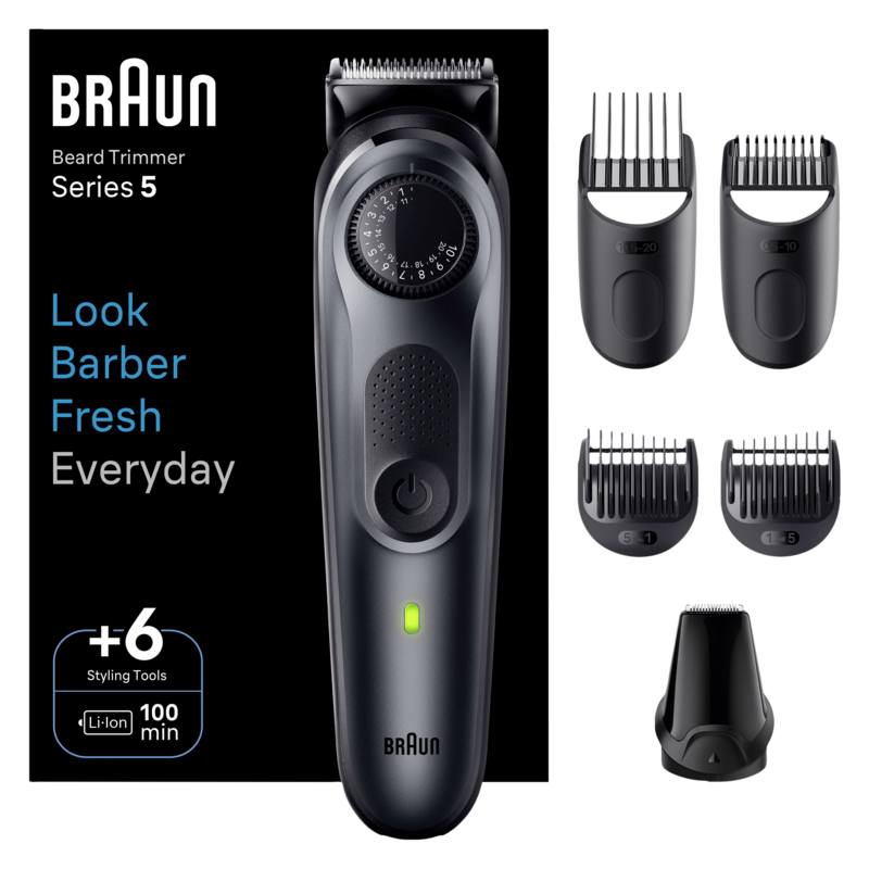 Braun - Barbero Series 5 BT5450 Con 40 Ajustes De Longitud