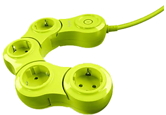 QUIRKY Pivot Power Pop - Flexibele Stekkerdoos - Lime groen