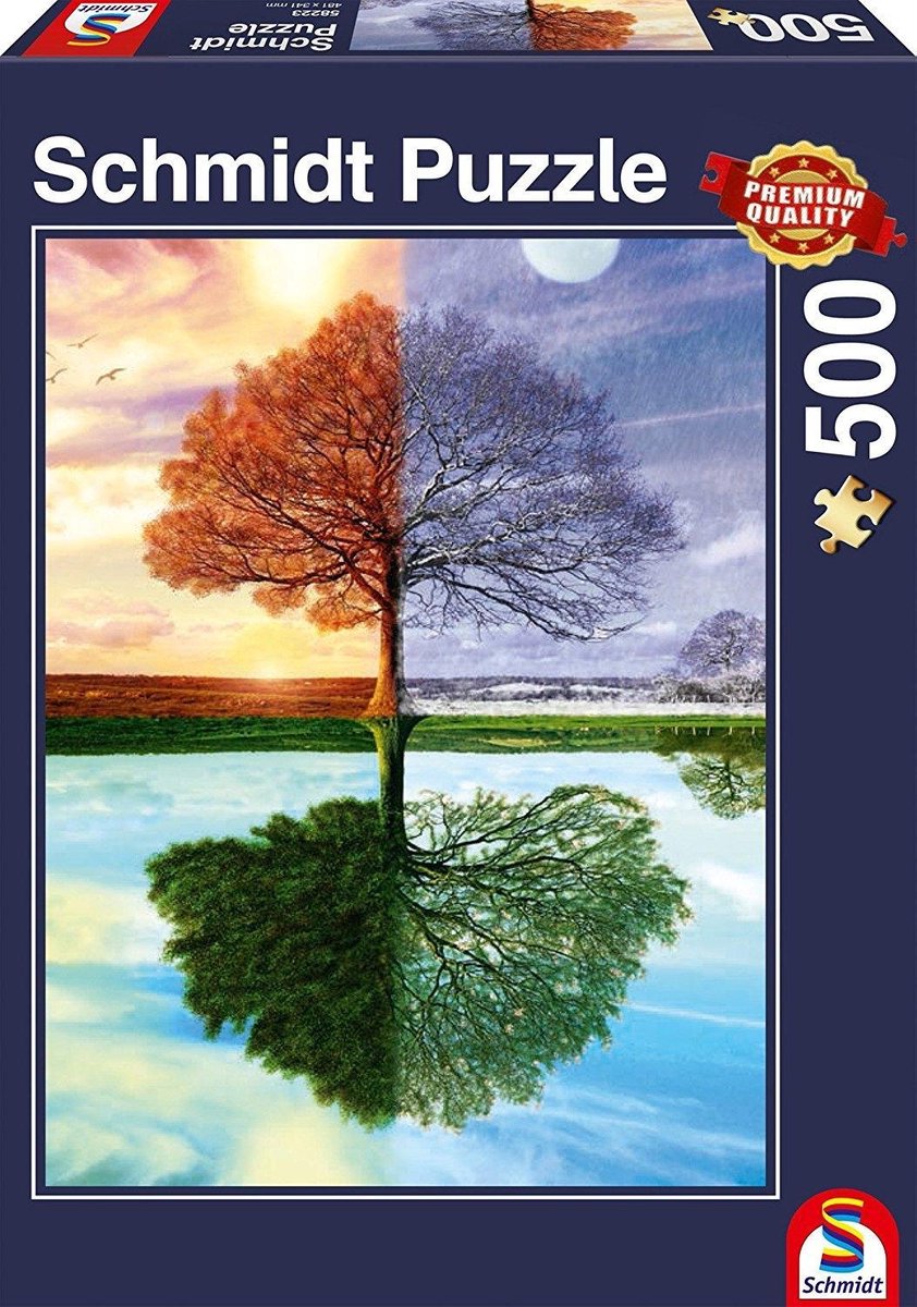 Schmidt Spiele The Seasons Tree Puzzel - 500 Stukjes