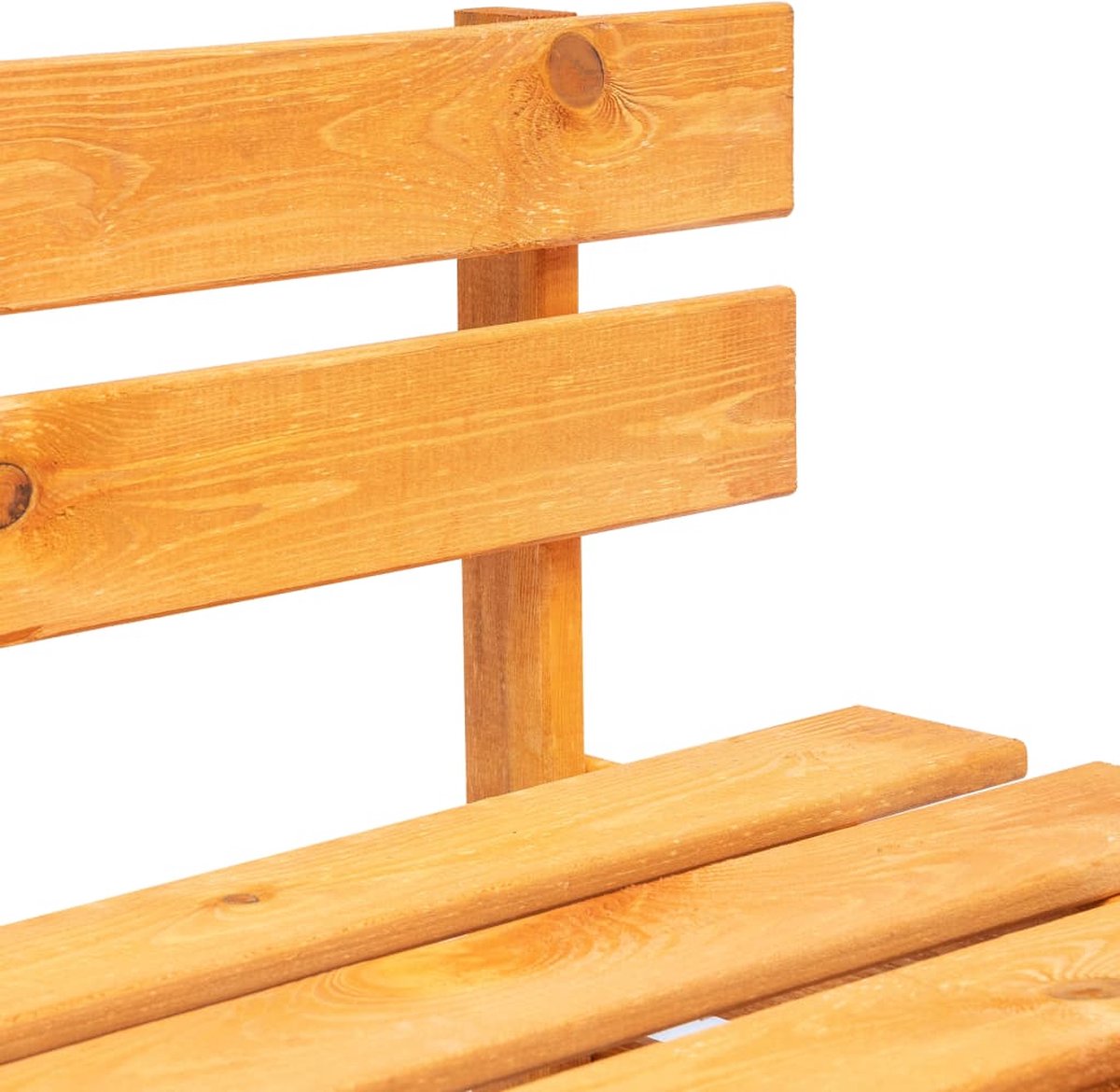 vidaXL Tuinbank pallet hout honing - Bruin