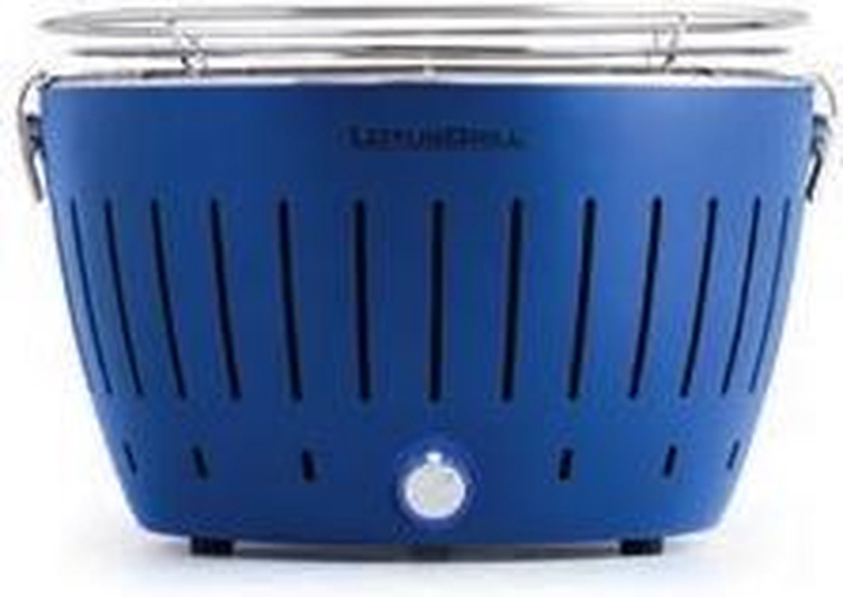 LotusGrill Classic Hybrid Tafelbarbecue - Ø350mm - Diep - Blauw