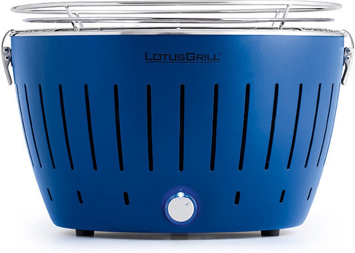 LotusGrill Classic Hybrid Tafelbarbecue - Ø350mm - Diep - Blauw