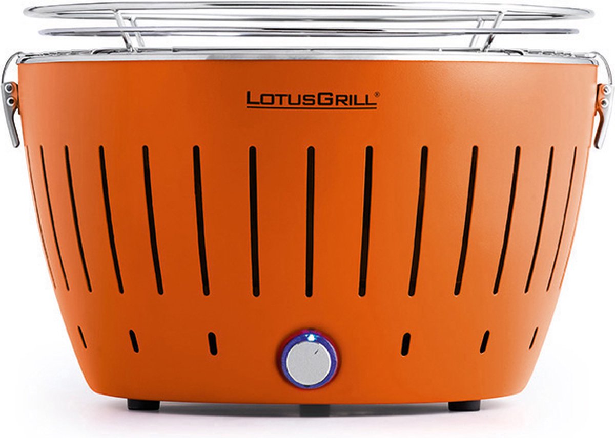 LotusGrill Classic Hybrid Tafelbarbecue - Ø350mm - Oranje