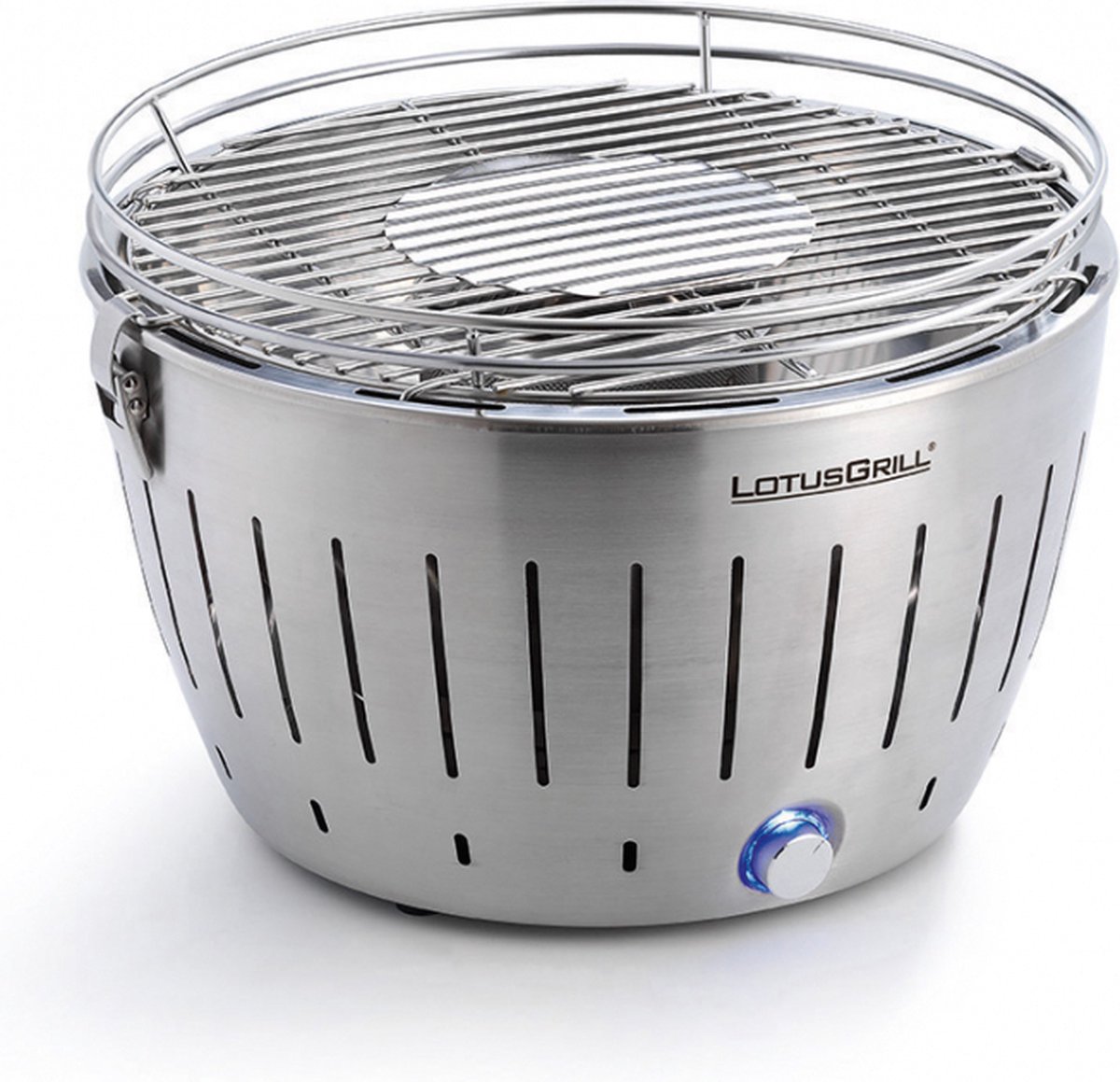 LotusGrill Classic Hybrid Tafelbarbecue - Ø350mm - rvs - Silver