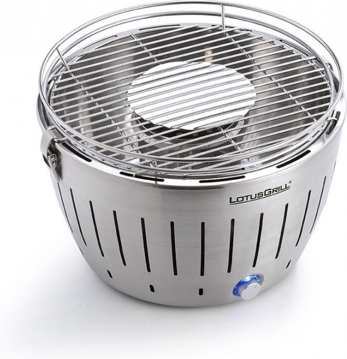 LotusGrill Classic Hybrid Tafelbarbecue - Ø350mm - rvs - Silver