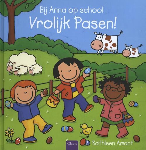 Bij Anna op school. Vrolijk Pasen!