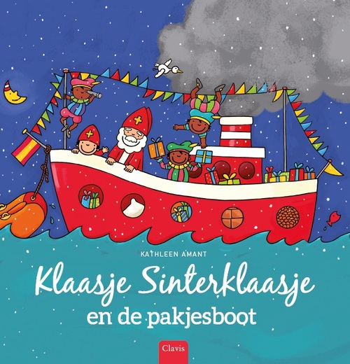 Clavis Uitgeverij Klaasje Sinterklaasje en de pakjesboot