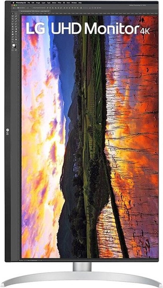 LG 32up55np-w - 31.5 Inch 3840 X 2160 (ultra Hd 4k) Va-paneel In Hoogte Verstelbaar