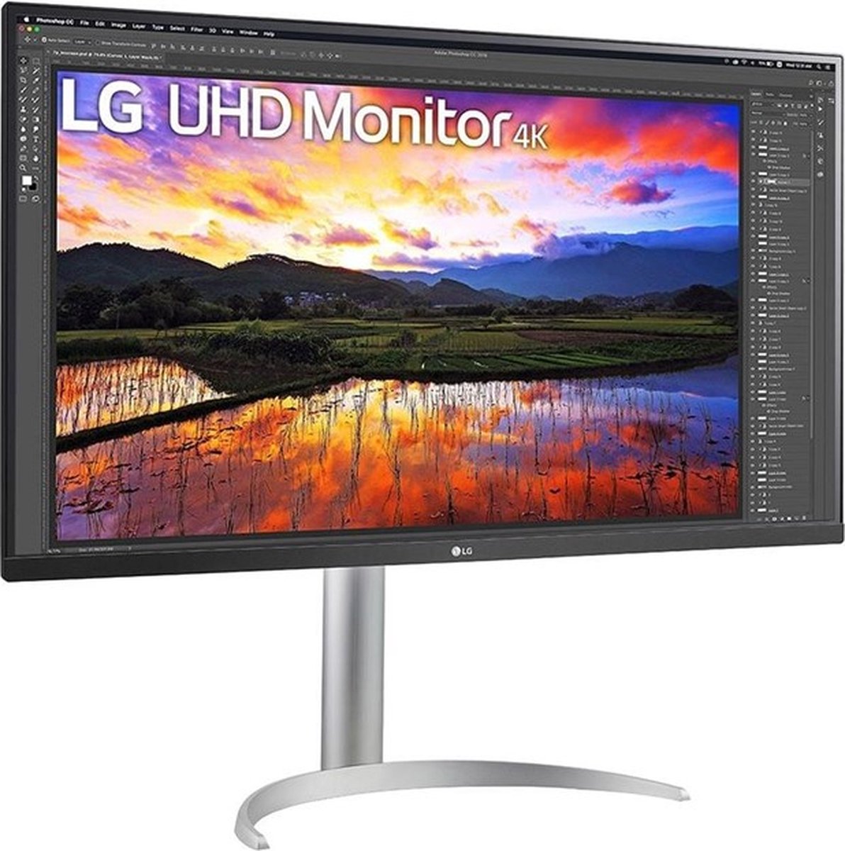 LG 32up55np-w - 31.5 Inch 3840 X 2160 (ultra Hd 4k) Va-paneel In Hoogte Verstelbaar