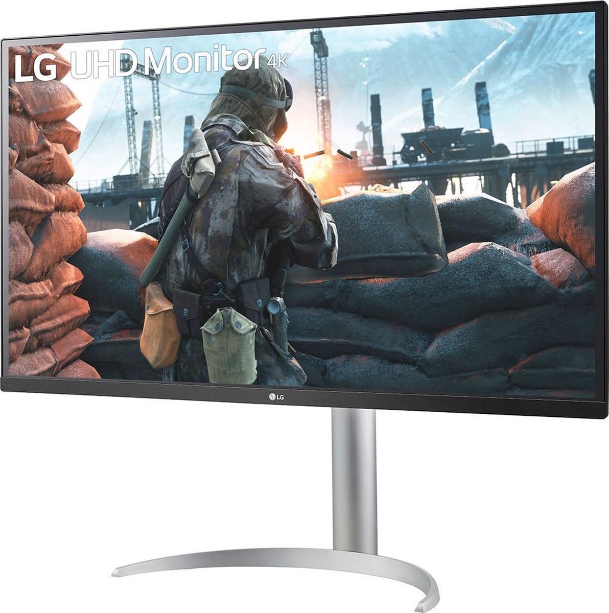 LG 32up55np-w - 31.5 Inch 3840 X 2160 (ultra Hd 4k) Va-paneel In Hoogte Verstelbaar