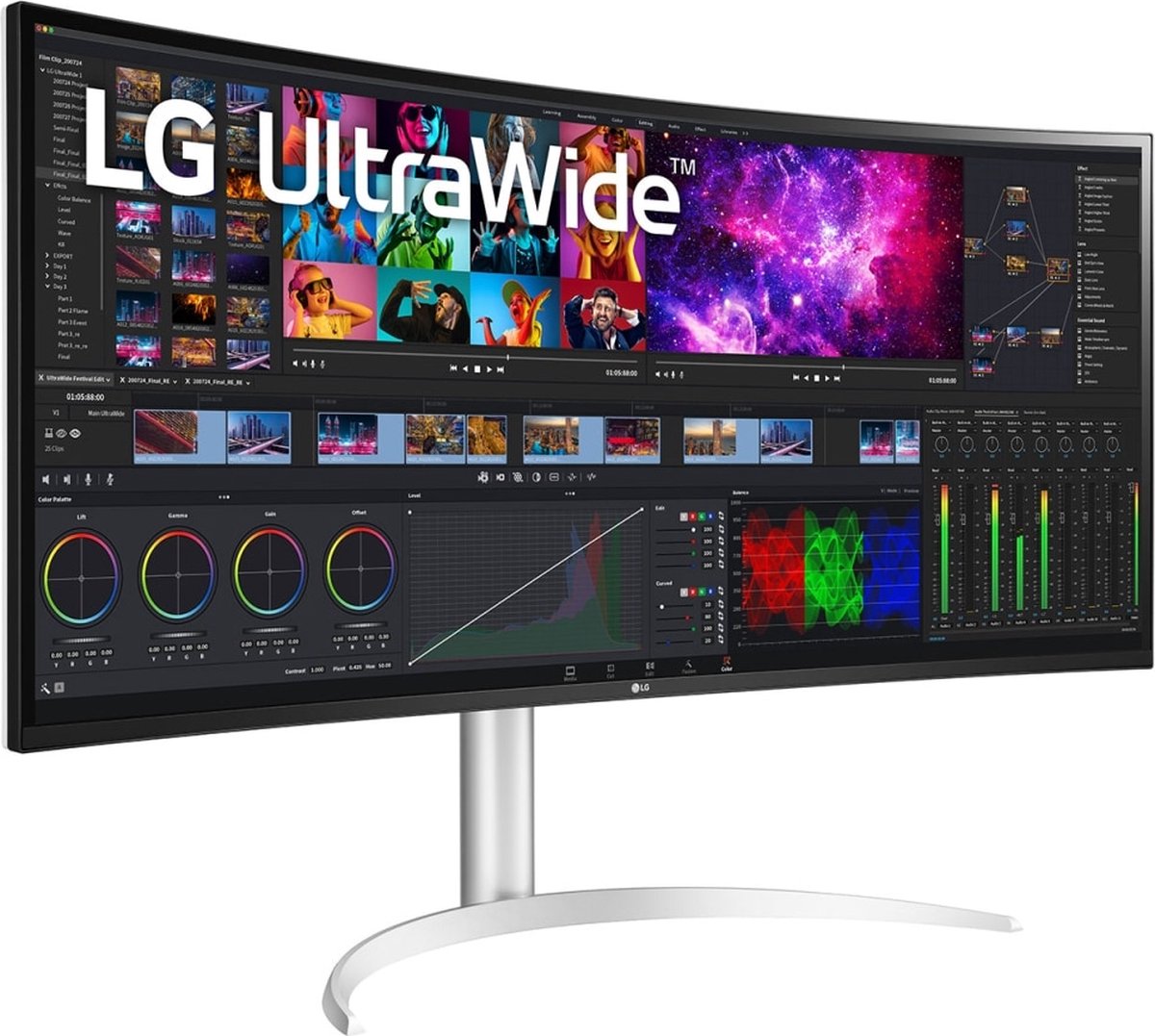 LG 40WP95CP-W.AEU UltraWide 40 inch Curved Monitor