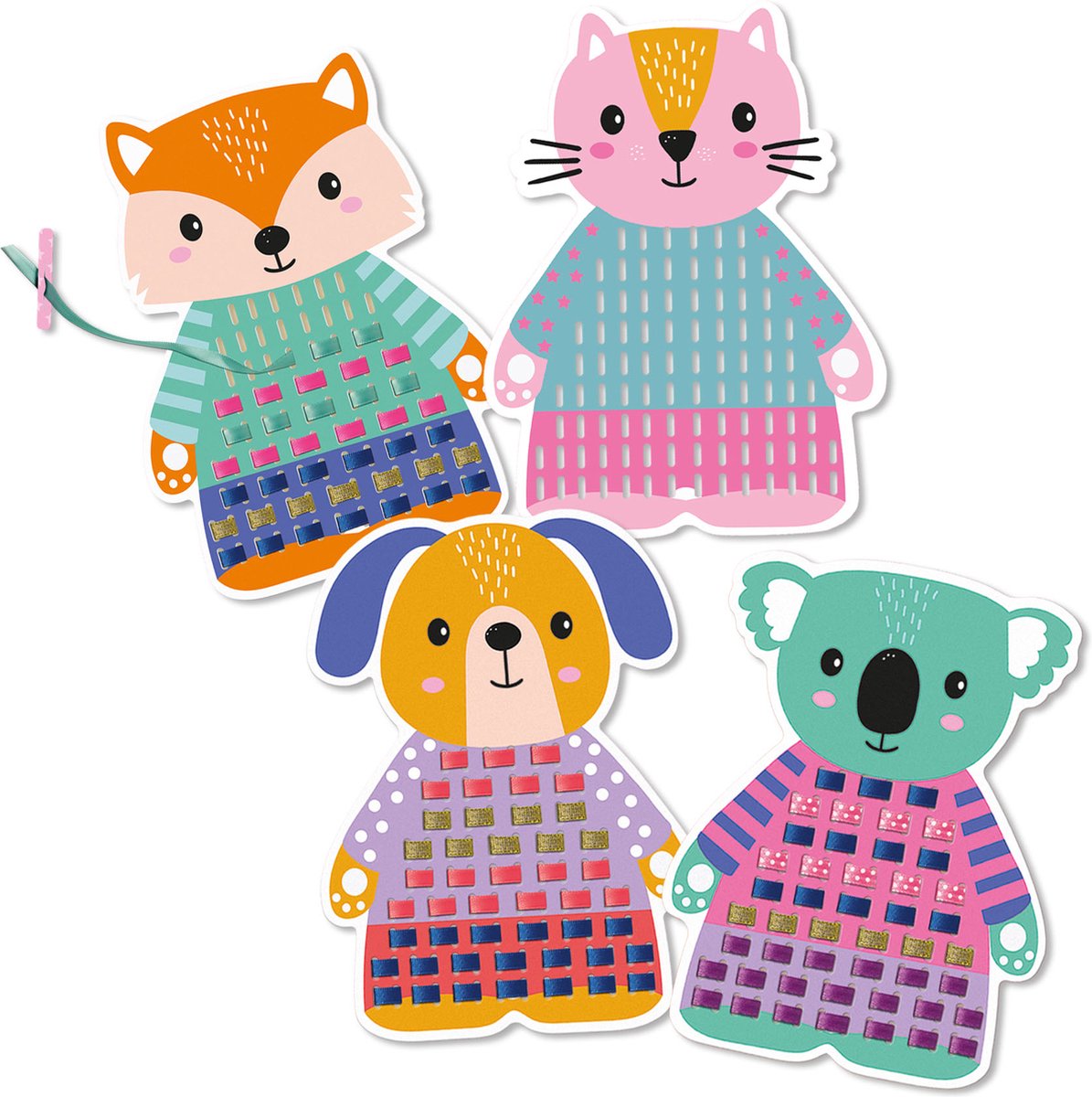 Ses Ik Leer Dieren Weven XL