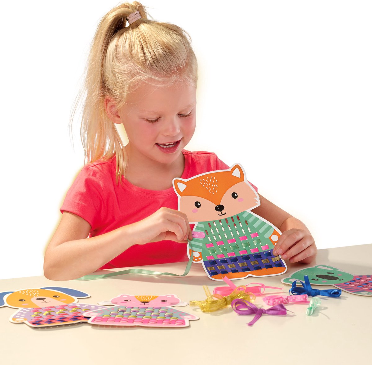 Ses Ik Leer Dieren Weven XL