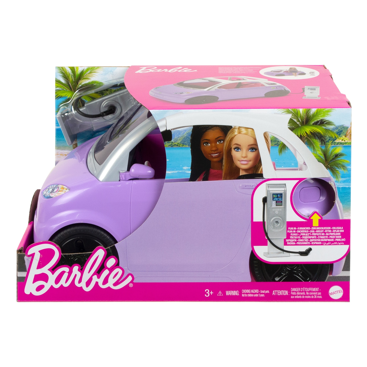 Barbie - Coche Eléctrico Para Muñecas