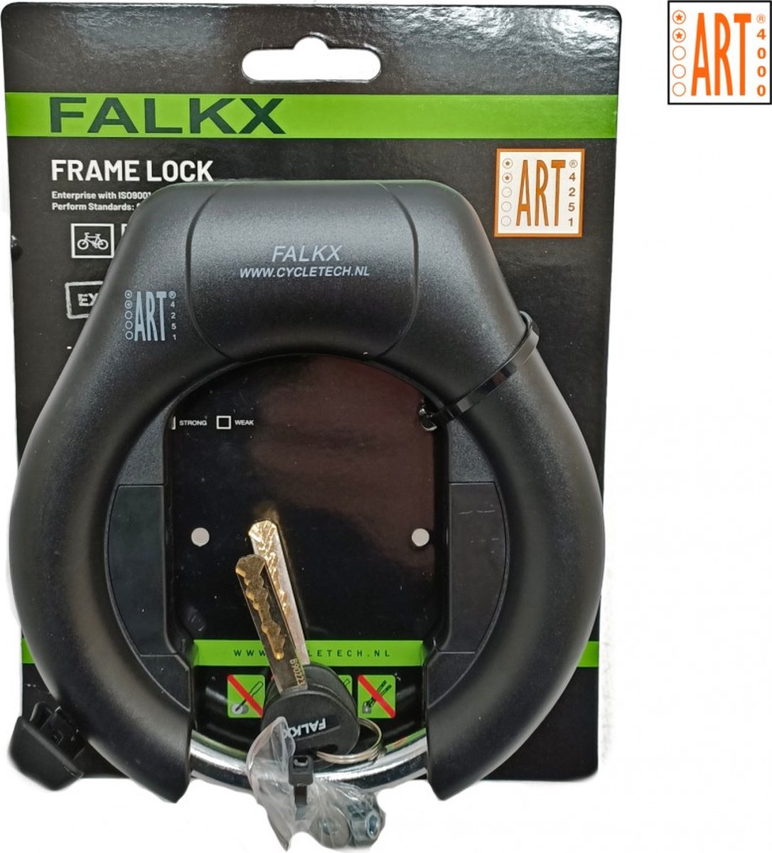 Falkx Ringslot 72 mm Zwart - ART-2