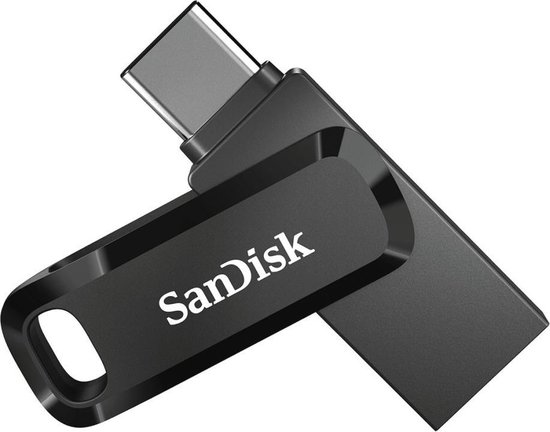 Sandisk Dual Drive Ultra 3.1 USB-C Go 32GB - Zwart