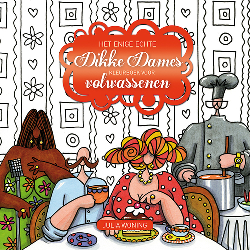 Het enige echte Dikke Dames kleurboek voor volwassenen