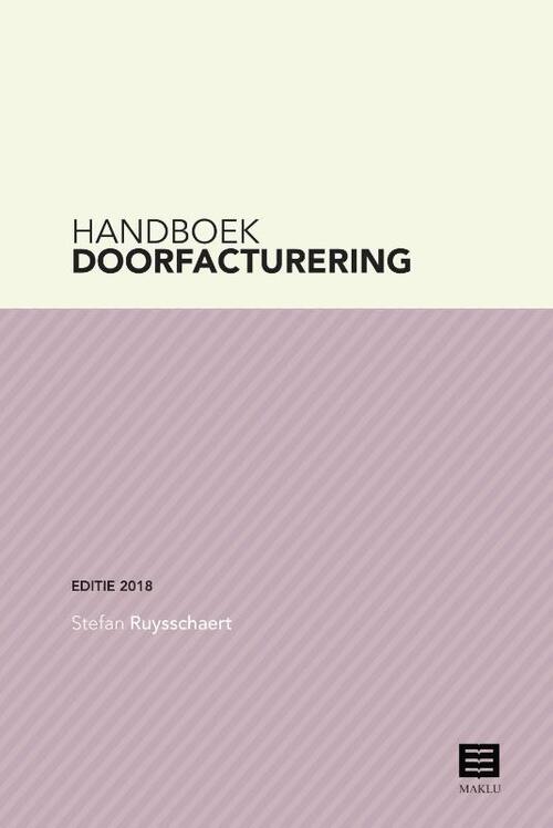 Maklu, Uitgever Handboek doorfacturering