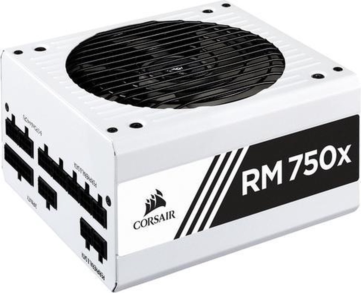 Corsair RM750x power supply unit 750 W ATX Zwart, - Blanco