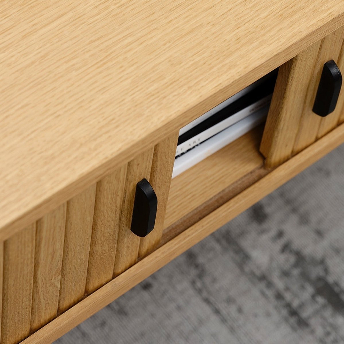 Olivine Lenn houten salontafel naturel - 120 x 60 cm - Bruin