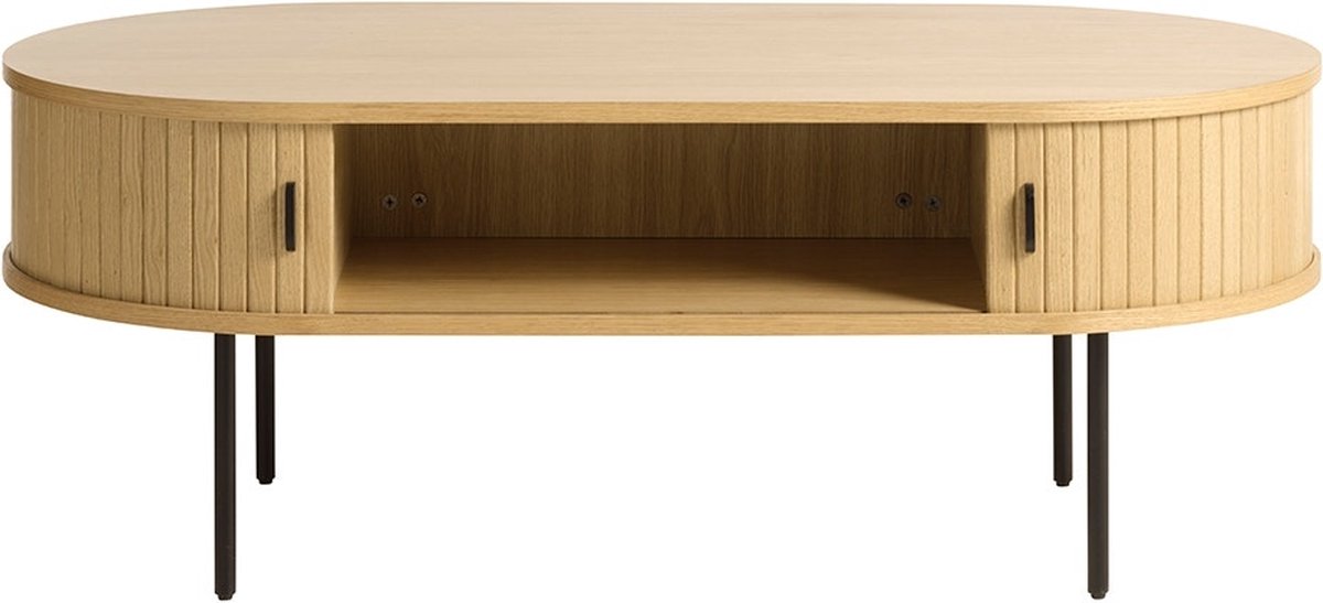 Olivine Lenn houten salontafel naturel - 120 x 60 cm - Bruin