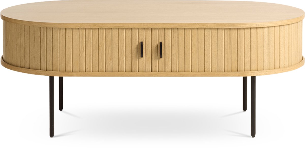 Olivine Lenn houten salontafel naturel - 120 x 60 cm - Bruin