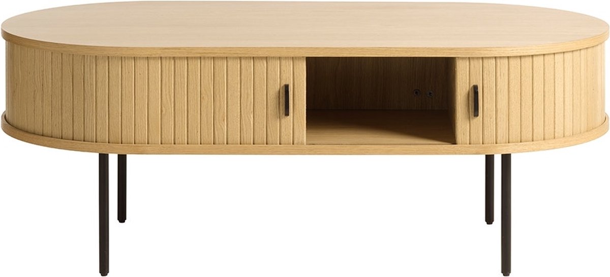 Olivine Lenn houten salontafel naturel - 120 x 60 cm - Bruin