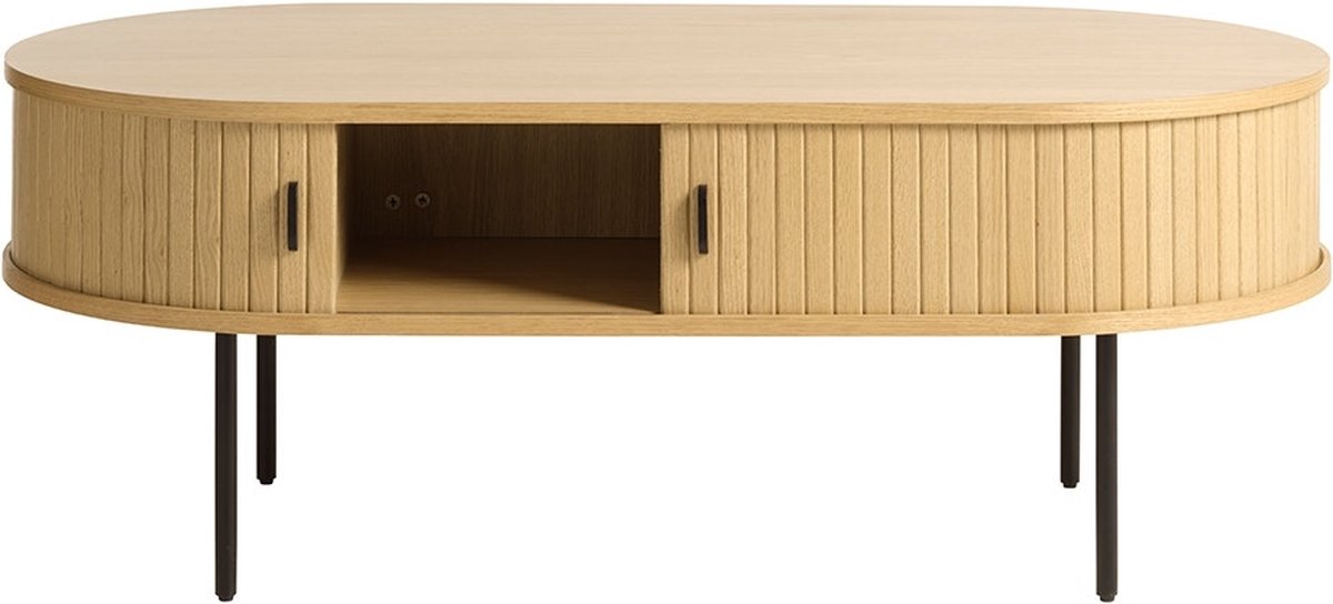 Olivine Lenn houten salontafel naturel - 120 x 60 cm - Bruin