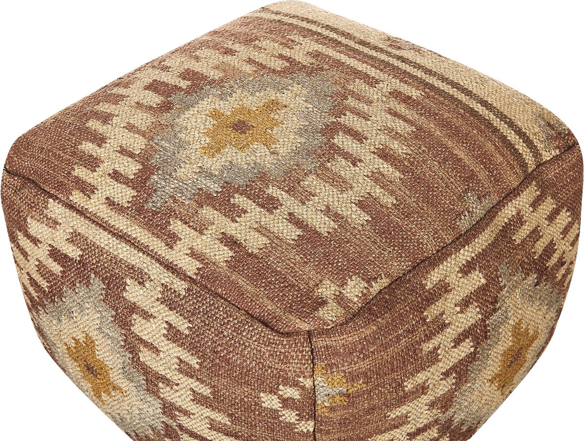 Beliani BEEL Poef - Rood