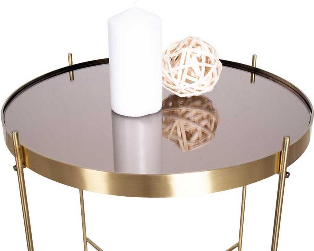 Artichok Liliana ronde bijzettafel brons - Ø 48 cm