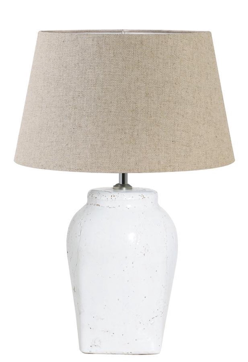 Light & Living Light&living Lampvoet Ø20x39 cm HEKLA wit - Oranje