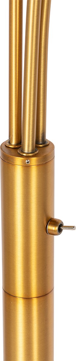 QAZQA Booglamp nina - Brons - Art Deco - L 35cm