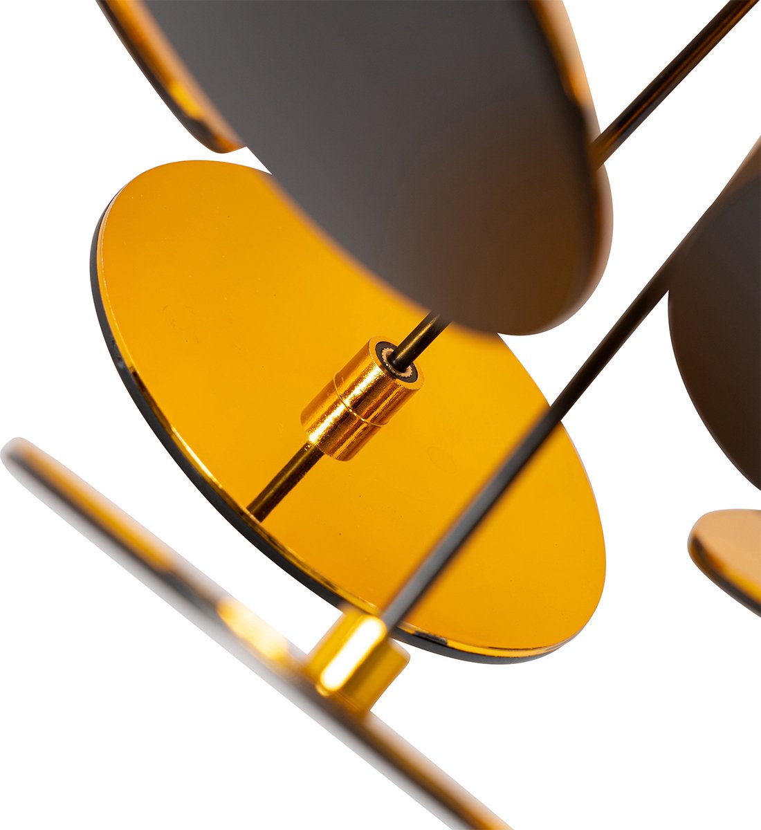 QAZQA Plafondlamp cerchio Design - D 35cm - Zwart