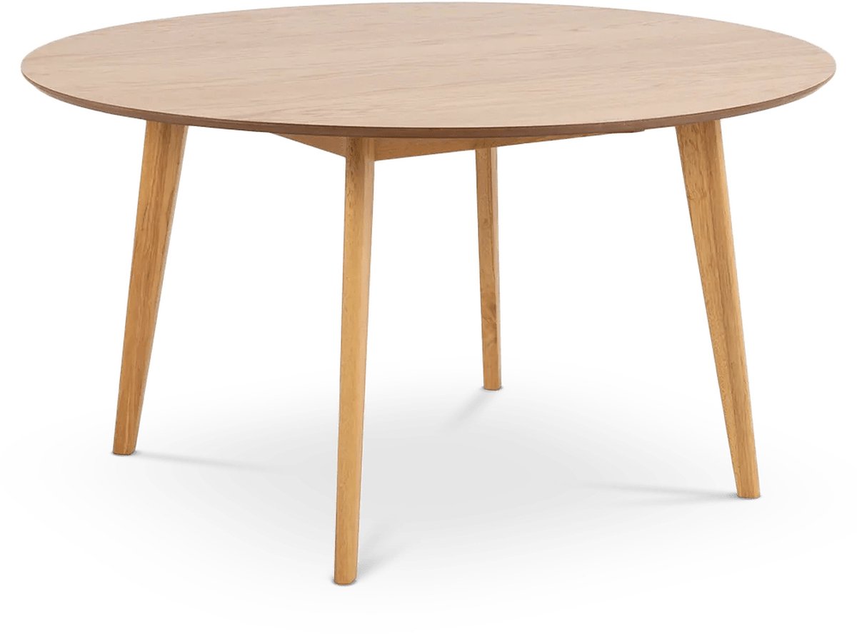 Lisomme Jade houten eettafel naturel - Ø 140 cm - Bruin