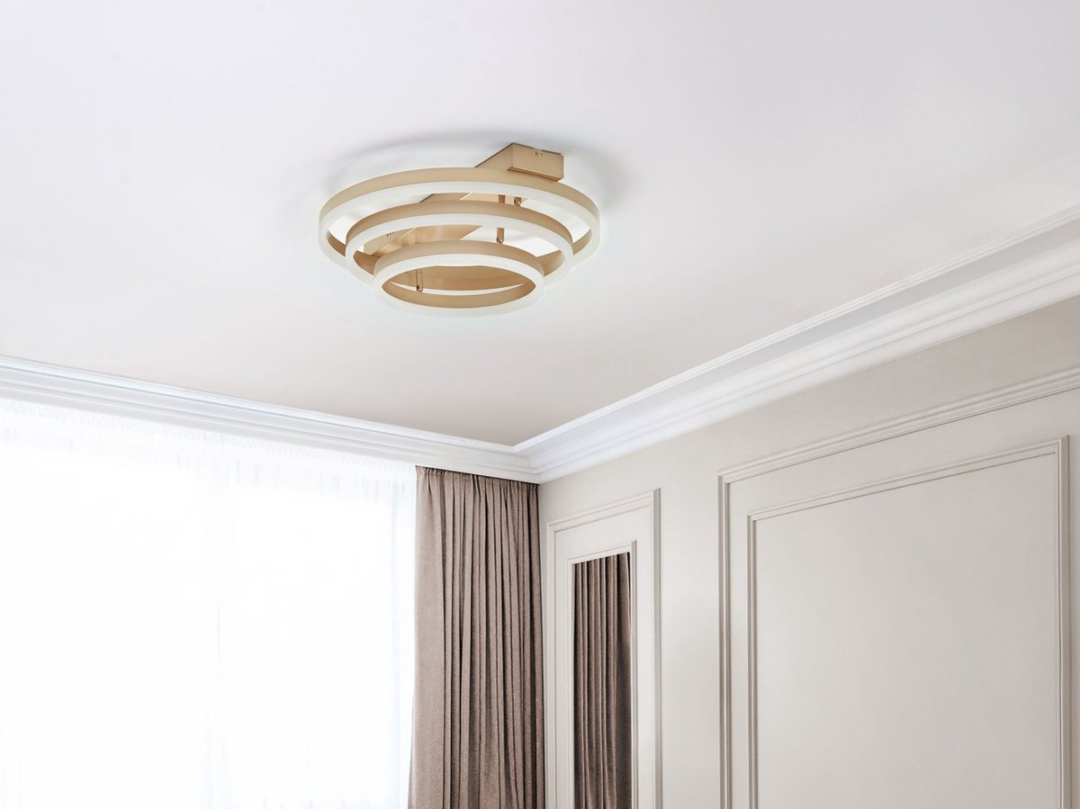 Beliani NORE Plafondlamp - Goud