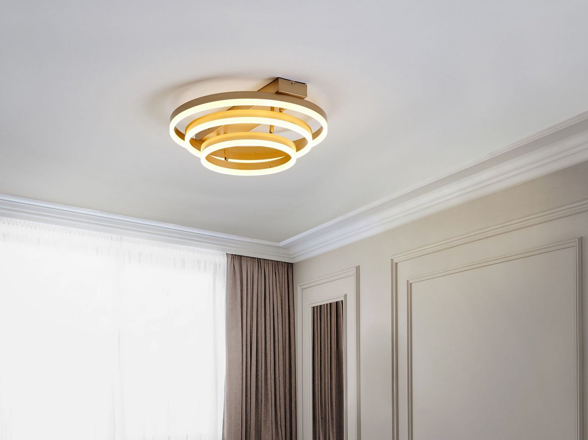 Beliani NORE Plafondlamp - Goud