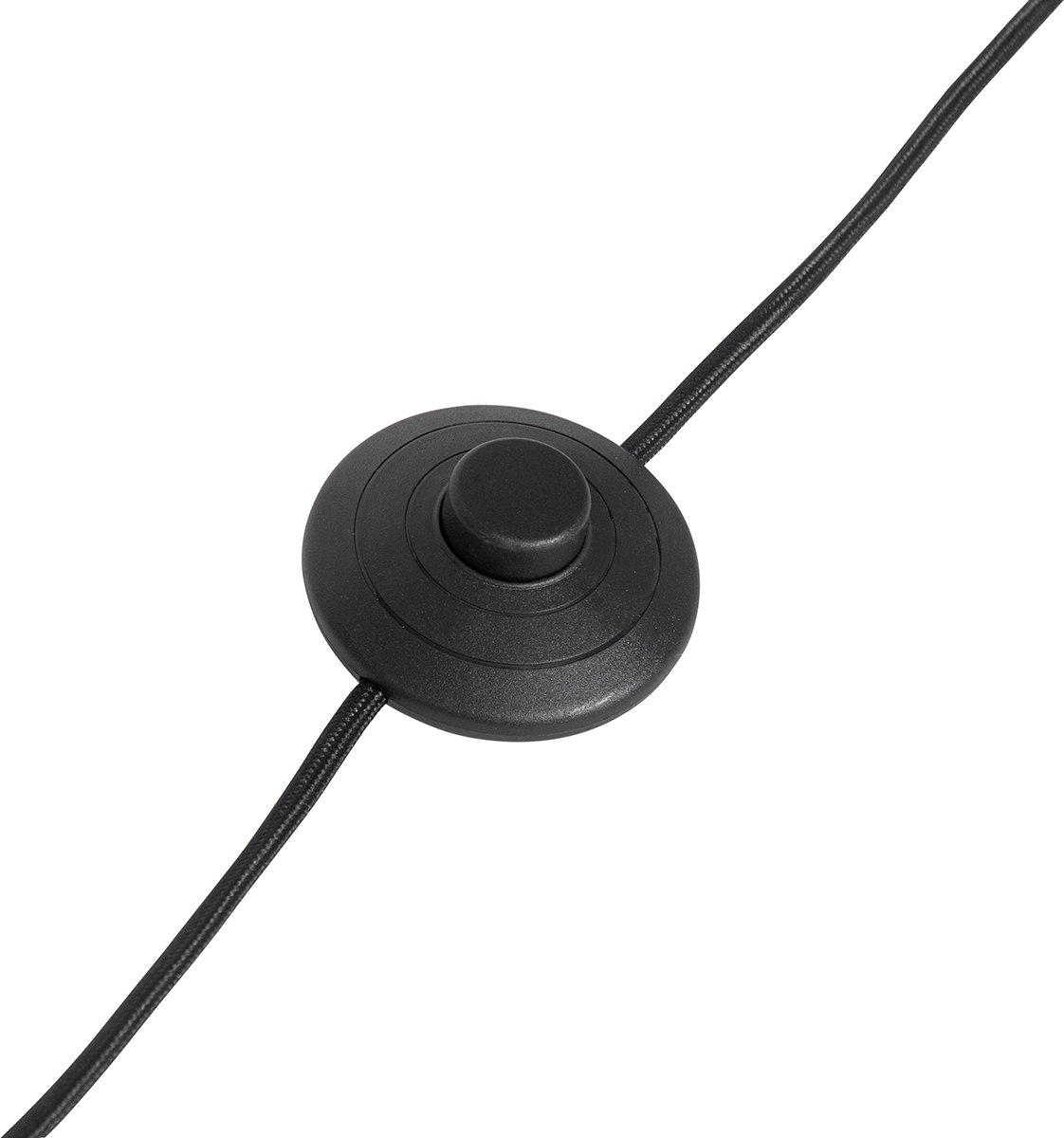 QAZQA Vloerlamp mels - Naturel - Landelijk - D 50cm