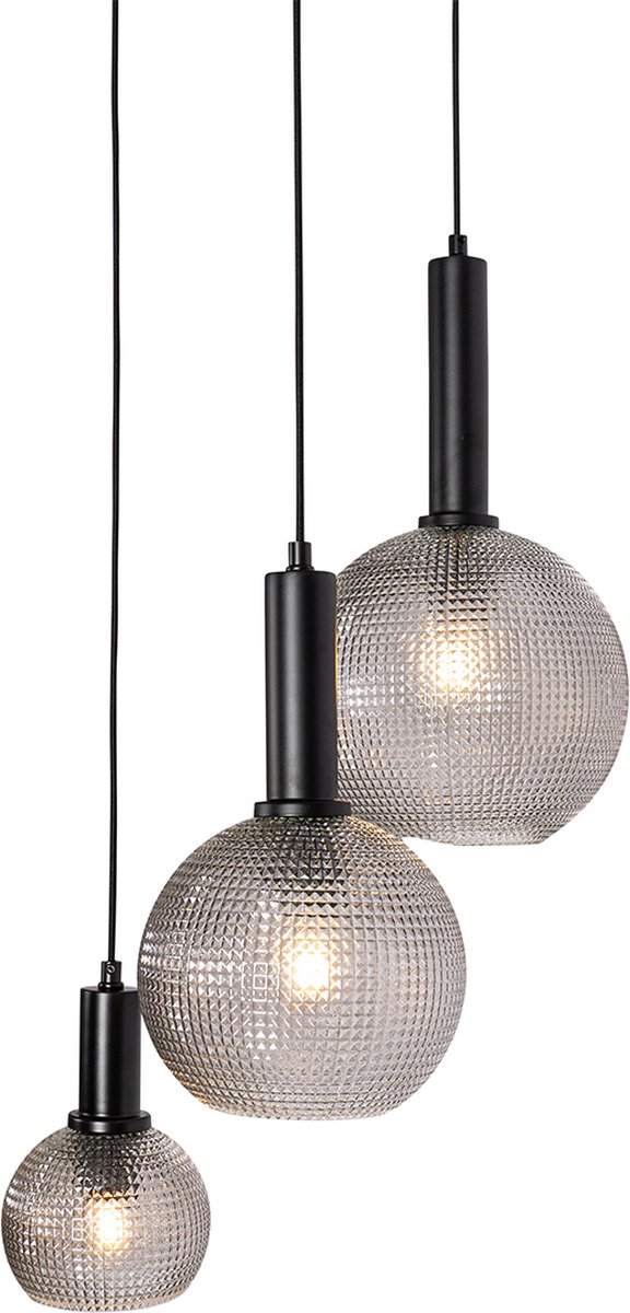 QAZQA Hanglamp chico Design - D 40cm - Zwart