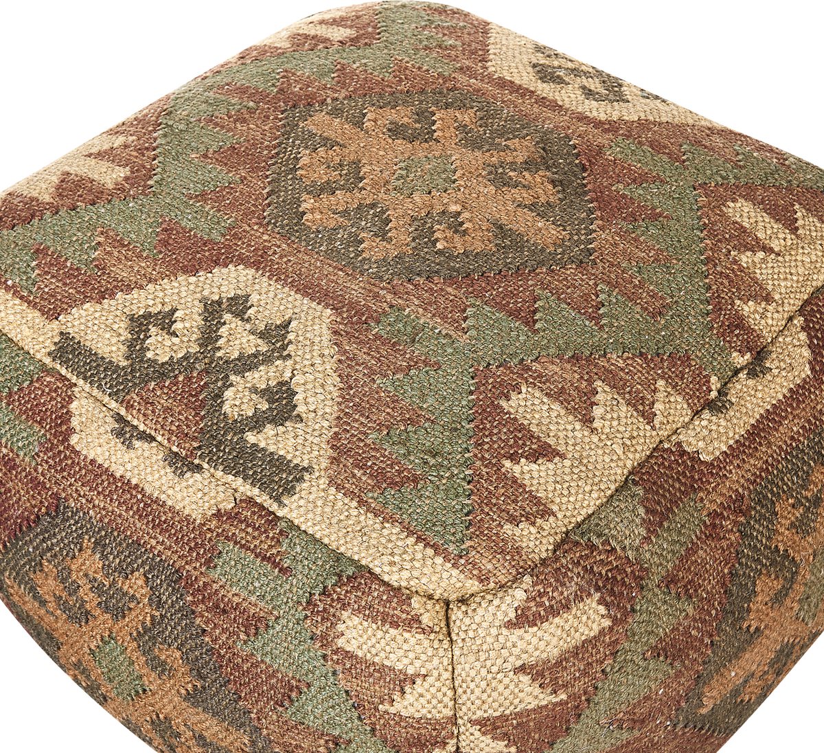 Beliani CUMBUM Poef Multicolor